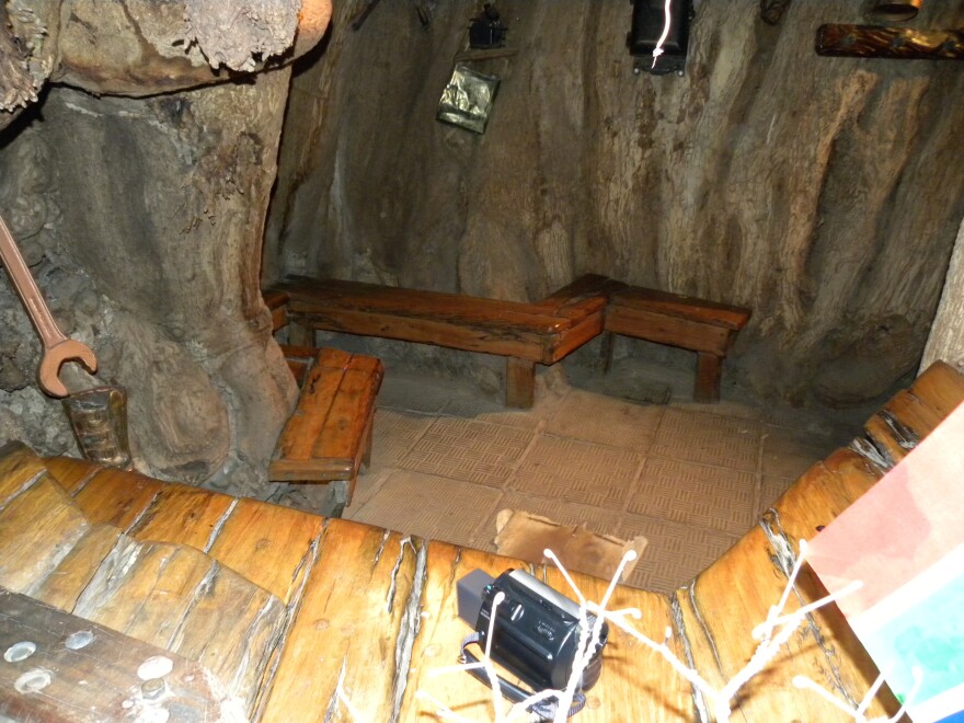 <em></em>The Platland tree in South Africa was Africa's biggest baobab tree before its death last year. The cavernous interior held a cocktail bar that could accommodate 15 people.