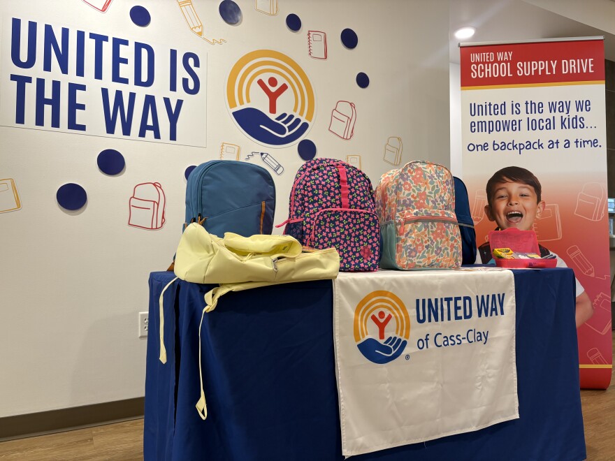 United Way announces the results of this year's school supply drive.