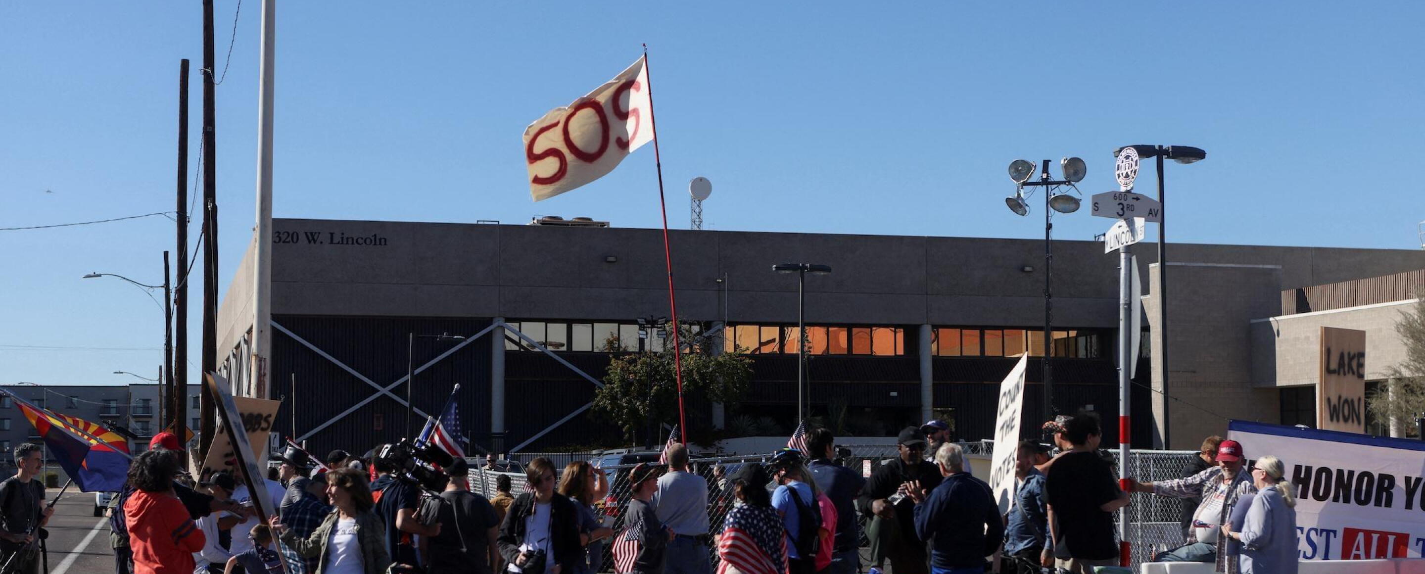 Centification Arizona's election certification delayed by baseless claims ...