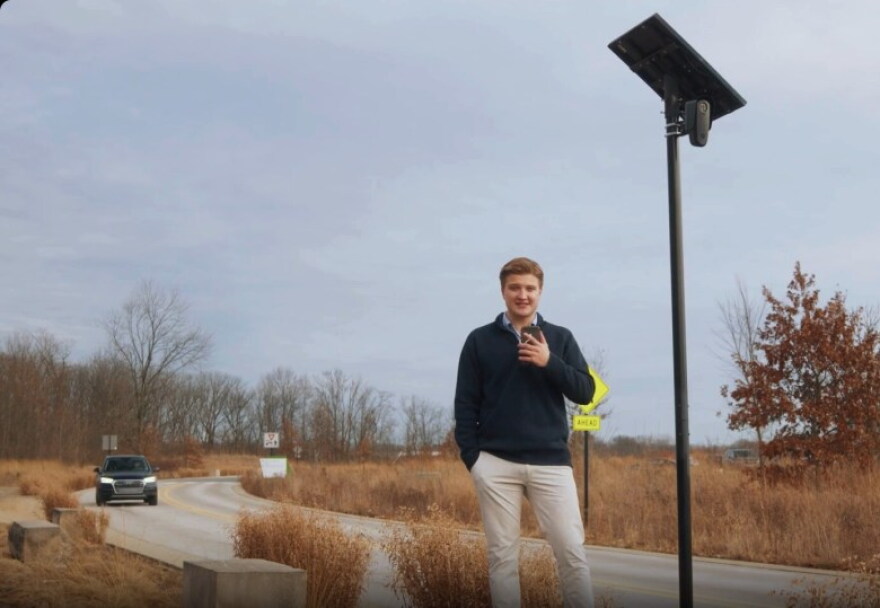 Walker Lasbury is president of Eyes Off Indiana, a nonprofit that advocates for more regulation of license plate readers like Flock.