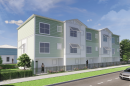 Rendering of apartment building 
