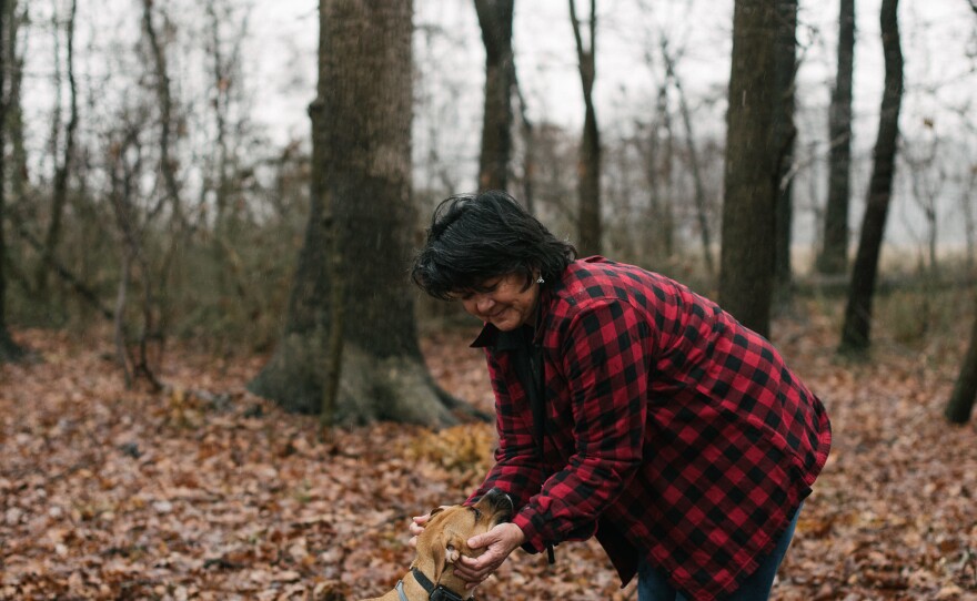 Hines says antidepressants and counseling helped her get through the depression she experienced during the lead-up to menopause. Now, 57 and living in Smyrna, Del., she's feeling good.