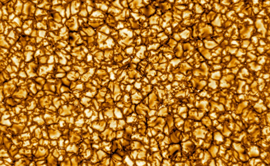 The Daniel K. Inouye Solar Telescope's first images of the sun reveal its turbulent gas surface in what scientists called unprecedented detail.