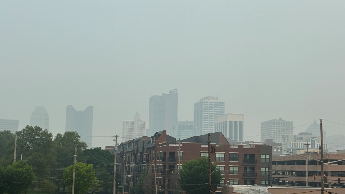 Smoke from Canadian wildfires create unhealthy conditions in central Ohio