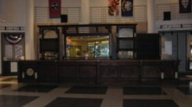 The original bar from Bruning's Restaurant, open from 1859 to 2005.