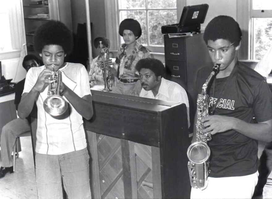 Ellis Marsalis and his sons Wynton and Branford