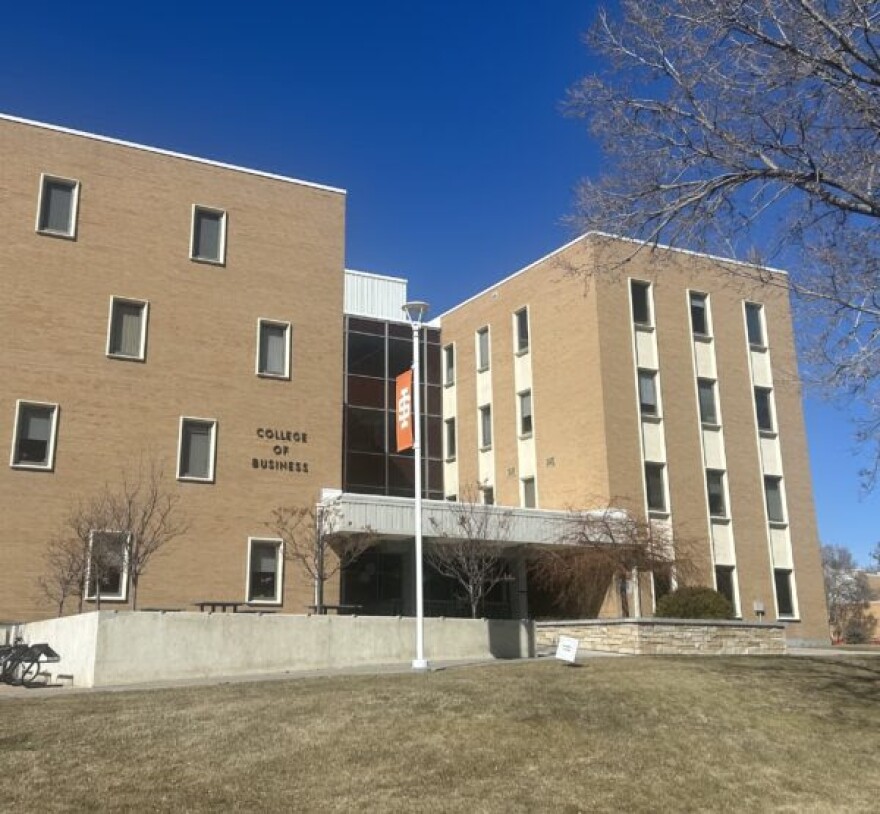 The Business Administration building on the ISU campus. Photo courtesy of Austen Hunzeker.