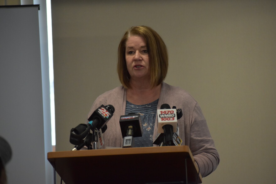 Tazewell County Health Department Communications Director Sara Sparkman