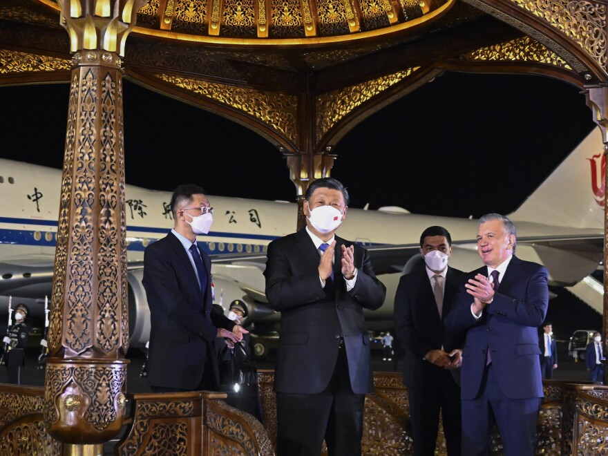 Xi Putin Hold Summit In Uzbekistan As The Ukraine War Dominates Wfsu News Xi Putin Hold Summit In Uzbekistan As The Ukraine War Dominates Wfsu News