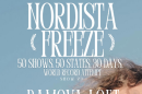 Nordista Freeze 50 Shows in 50 States in 30 days show poster for Chicago, May 17, 2026