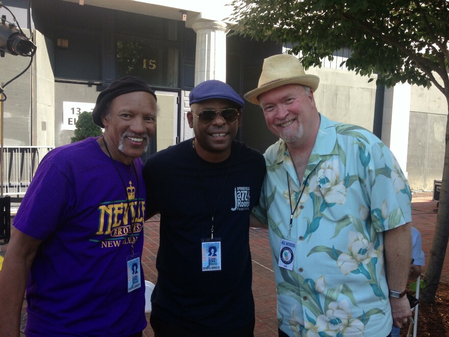 Charles Neville, Chuchito Valdes, Tom Reney, Springfield Jazz & Roots Festival, August 9, 2014