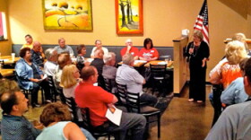 Candidate Diane Black speaks to Sumner United at a regular meeting.