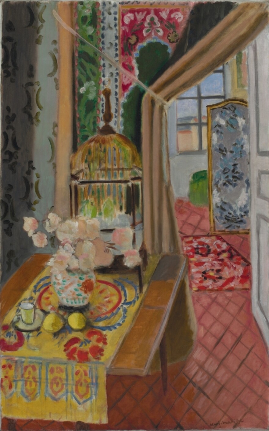 The sisters owned 500 works by Matisse, including his 1924 work, <em>Interior, Flowers and Parakeets.</em> Their Matisse collection is considered the largest and most significant in the world.