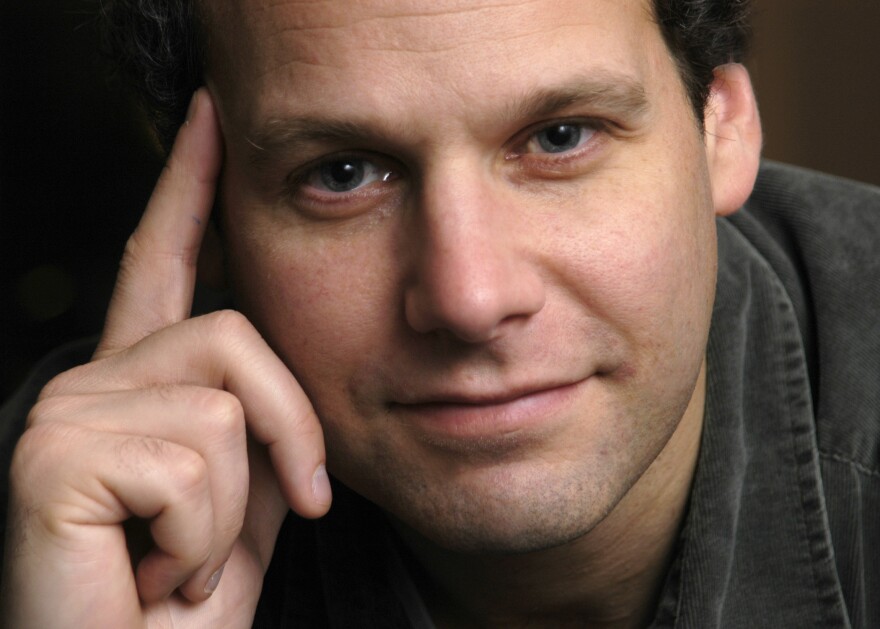 Mitch Wertlieb in the studio circa 2004.