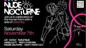 Alliance for the Arts Poster for 'Nude Nocturne'