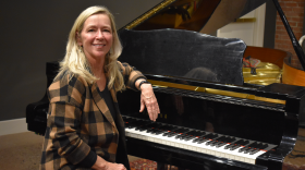  Cheryl Green in the Spokane Public Radio performance studio