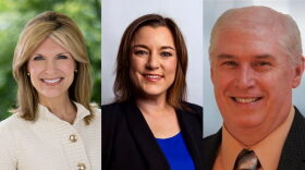 Pictured from left: Elise Nieshalla, Jessica Bailey and John Schick.