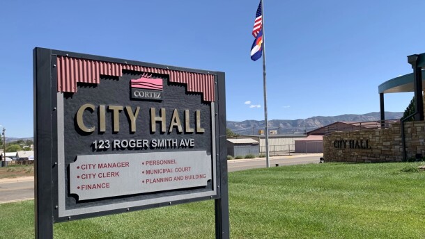 FILE - Cortez City Hall. Municipal elections this year include contested races for five city council seats.