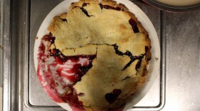 Sylvia and Ernie would have made a prettier pie, but this one, made by a crust novice, was amazingly delicious.