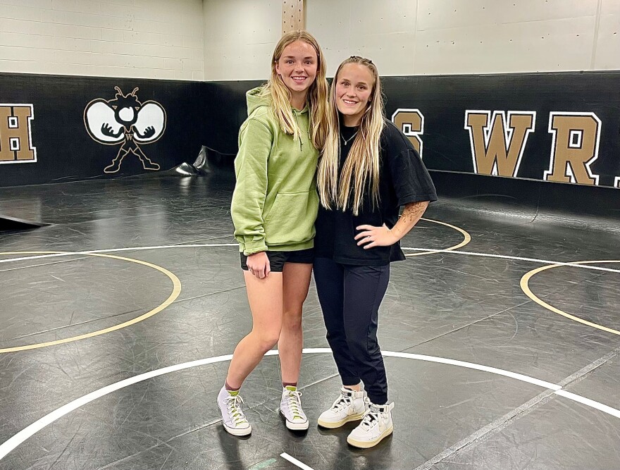 Regan Heywood and Hailey Corona