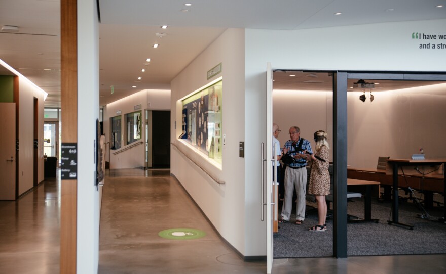 The Harkin Institute for Public Policy & Citizen Engagement's headquarters at Drake University was completed in 2020. The building was designed as a "model of inclusion and accessibility" with design elements that go beyond ADA requirements and regulations.
