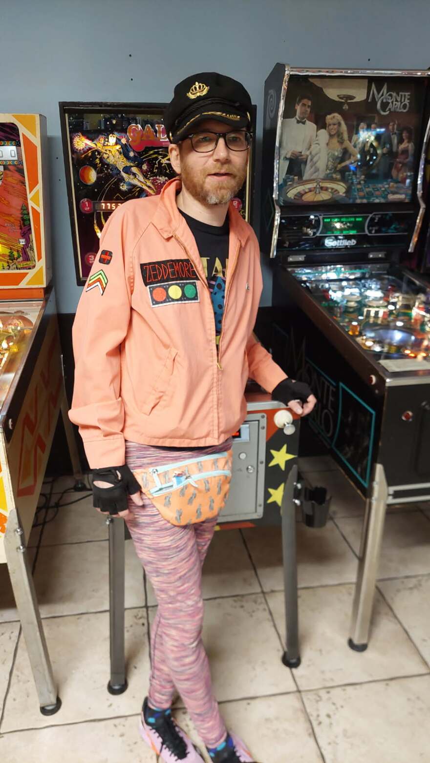 Pinball competitor Stuart Nyswonger