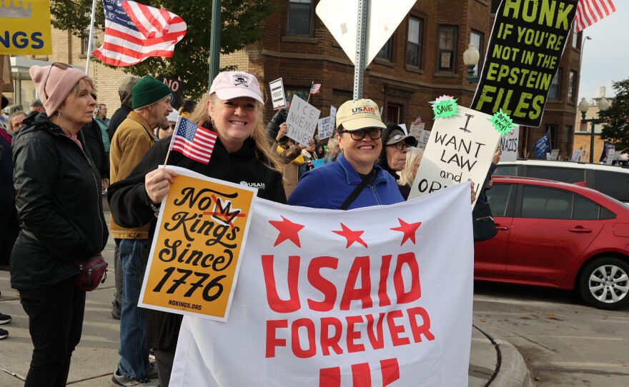 Scenes from the Sioux Falls No Kings Rally, October 18, 2025