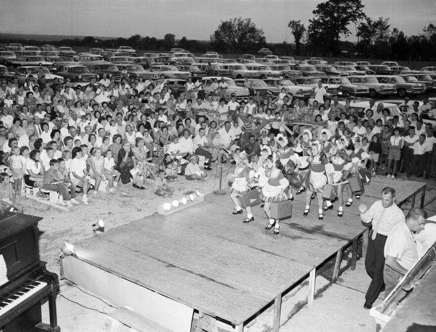 Talent show at Manchester Drive-In, 1962
