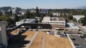 Drone footage of the University District site.