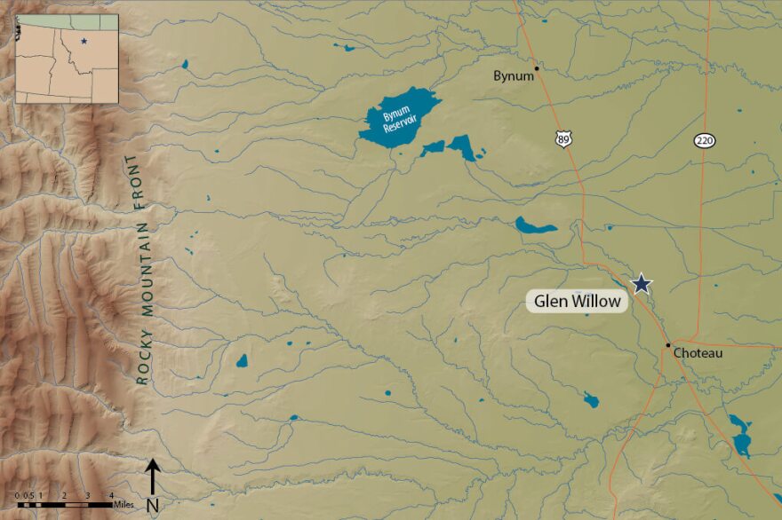 Glen Willow conservation easement area.