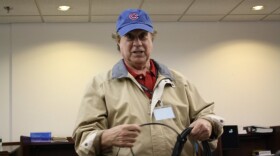 A file photo of radio journalist Mark Leitner during his years at the former WNED-AM