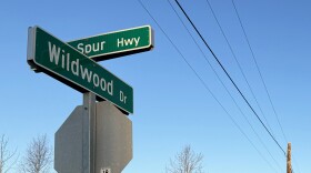 The sun sets on Wildwood Drive on Wednesday, Dec. 17, 2026 in Kenai, Alaska.