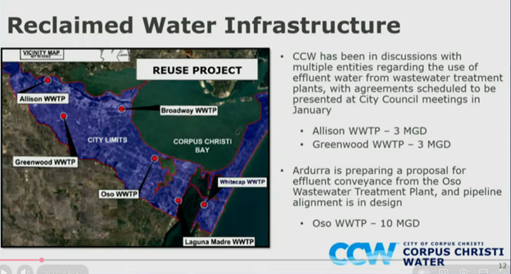 Water continues to lead Corpus Christi City Council discussions