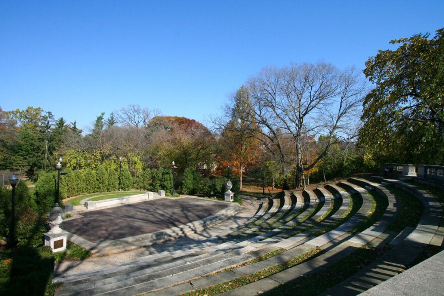 Browning Amphitheater on the campus of Ohio State University