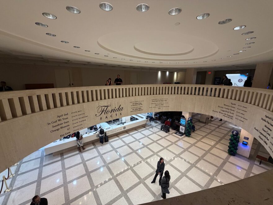 The Fourth Floor Rotunda in the Florida Capitol.
