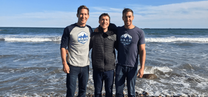 Tripp (left), Chris (center)
and Trevor Burd. (Courtesy Burd Family)