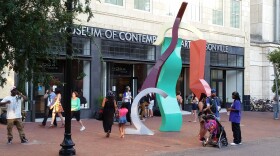 Museum of Contemporary Art in Downtown Jacksonville during Art Walk.