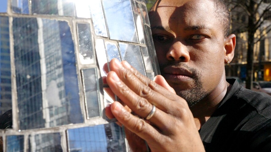 Visually impaired dancer and choreographer Davian Robinson. "Collection, Reframed: We Are Here, Beyond Vision" is on View at the Bechtler Museum of Modern Art through Sept. 22.