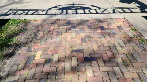 Macomb will replace Chandler Park's brick pathways as part of the renovation project.