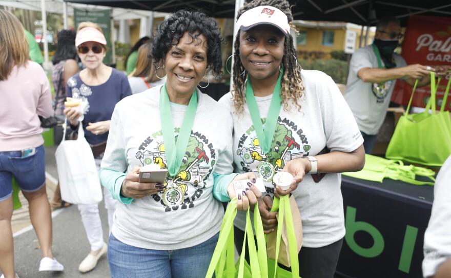 Doris Tillman poses for a photo during the 2022 Publix Tampa Bay Collard Festival in St. Petersburg, Florida, on Saturday, February 19, 2022. Photo by Octavio Jones for WUSF