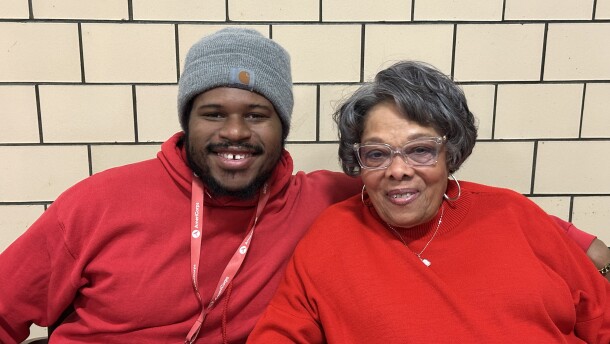 Mansfield's chapter of iConnect started with technology classes offered by Kishon Rummer (left). Linda Anderson (right) is a participant in the group, and says her favorite part is the physical activities.