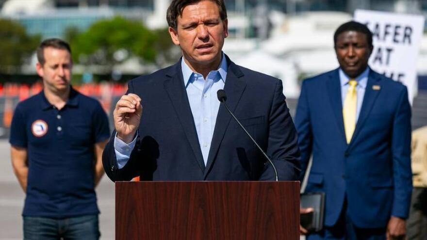 Governor DeSantis meets with South Florida leaders during Covid-19 pandemic.