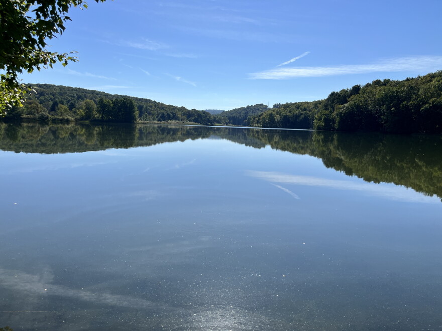Lackawanna Lake at Lackawanna State Park.