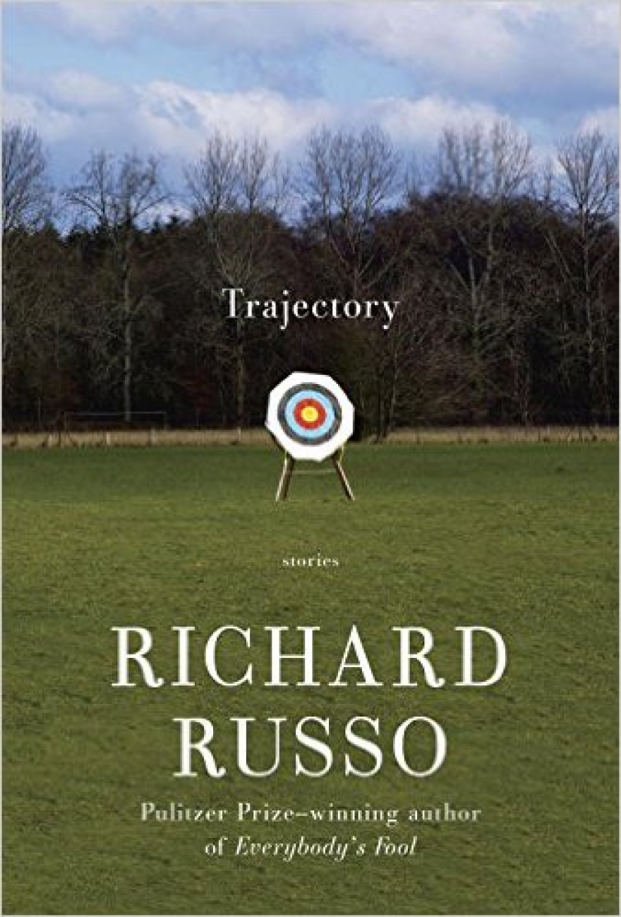 Cover of 'Trajectory,' by Richard Russo.