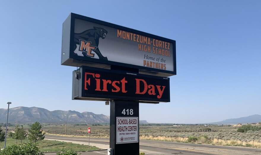 The first day of school for the Montezuma-Cortez RE-1 School District is August 16.