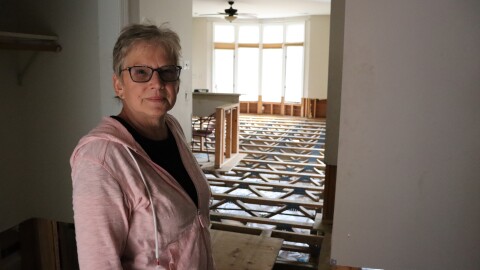 Mary Lynn Manns' townhome was gutted after flooding from Helene and it has remained unlivable since.