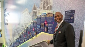 Kelvin Watson at the grand opening of the West Las Vegas Library