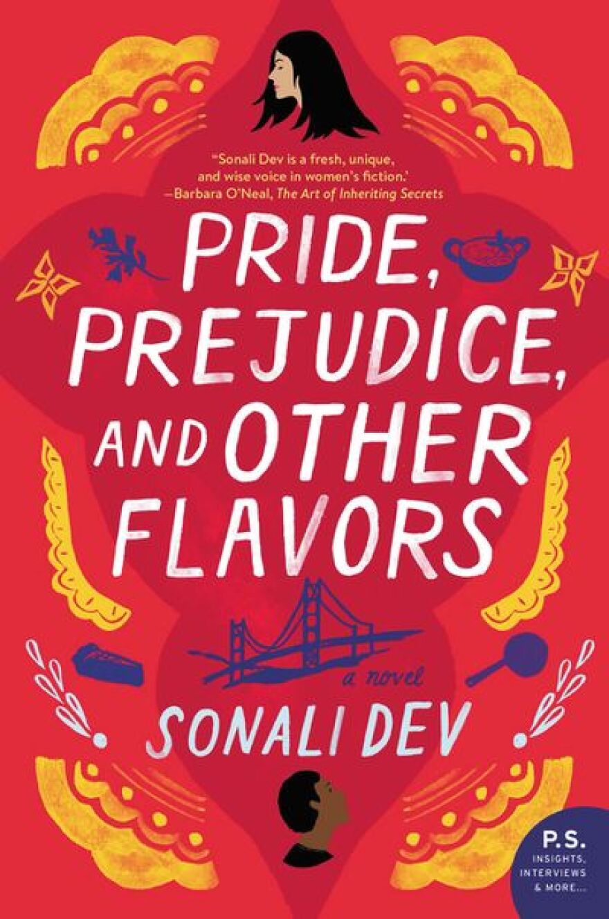 Cover art for the Sonali Dev romance novel, 'Pride, Prejudice and Other Flavors'