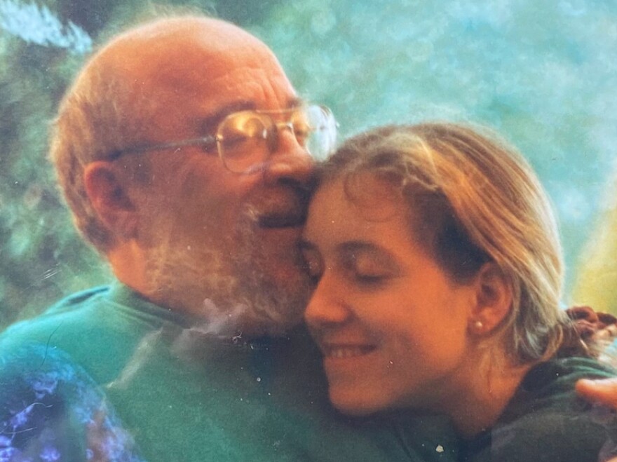 Roxanne Olson and her dad Richard.