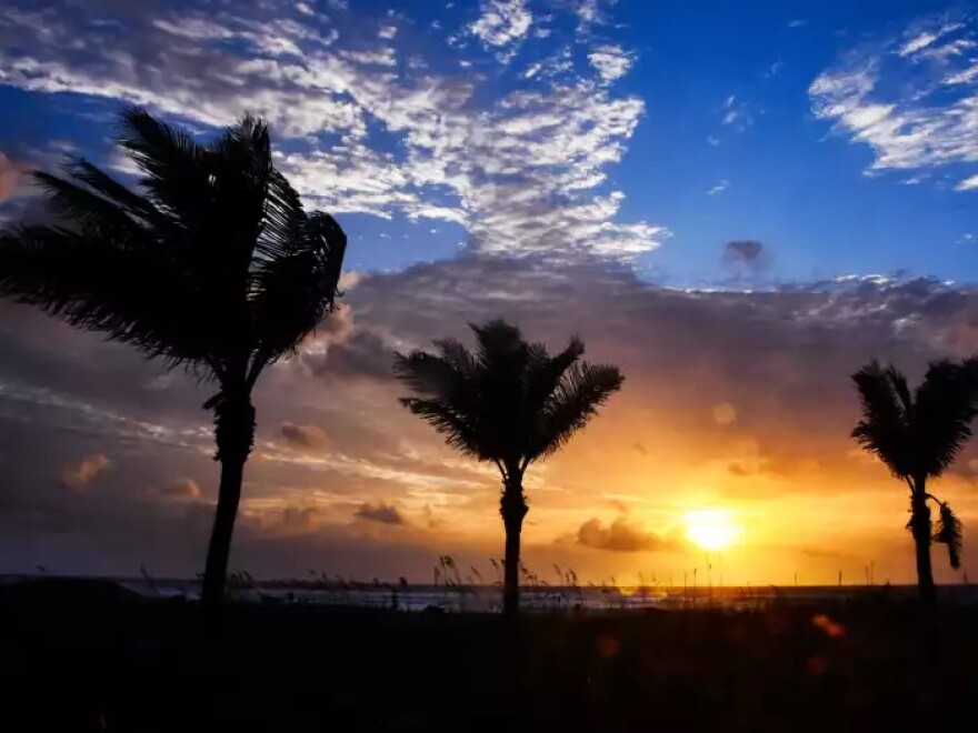 a sunrise